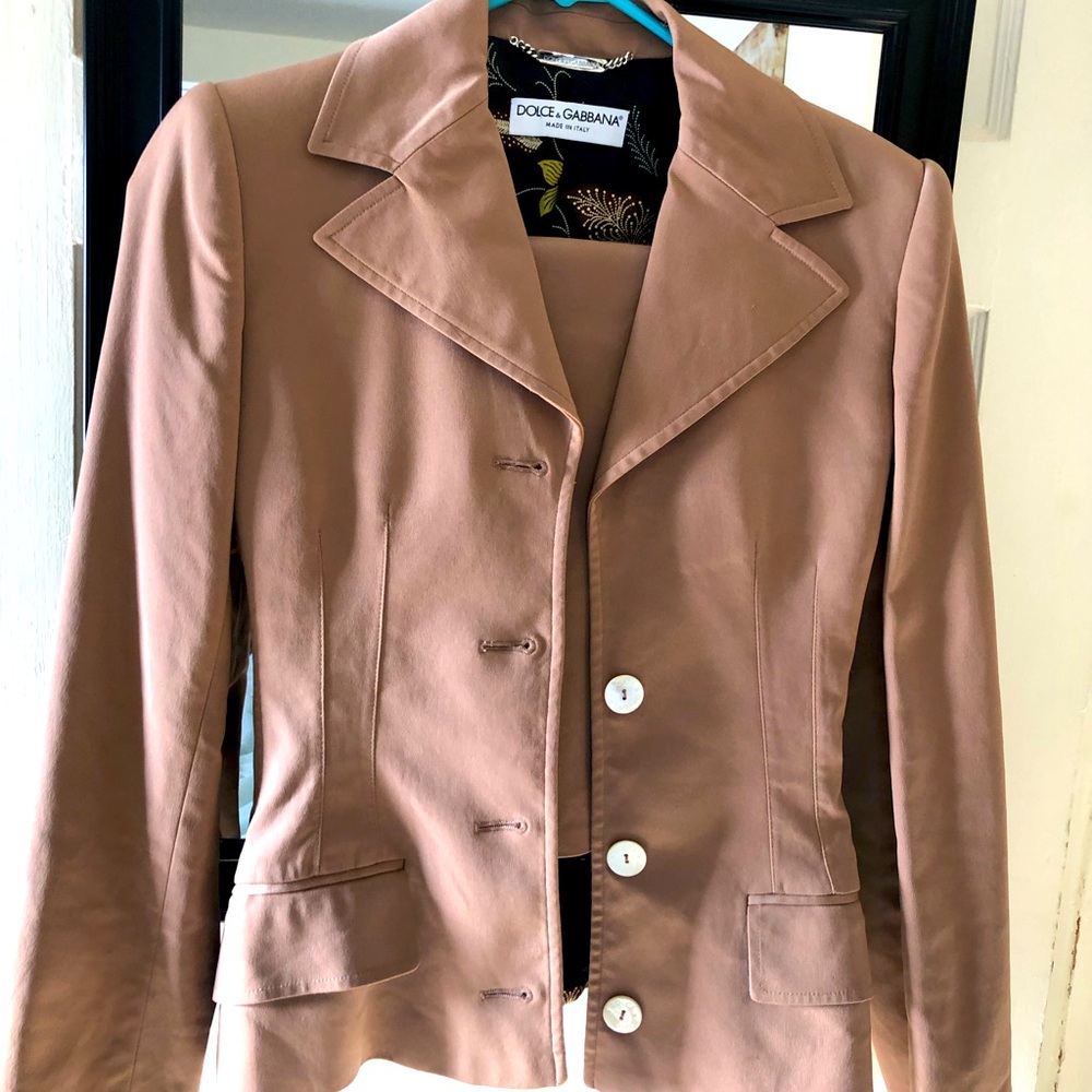 Dolce & Gabbana skirt suit set